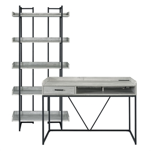 Picket House Furnishings Peyton 2Pc Set in Grey