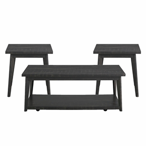 Picket House Furnishings Rory Occasional Table Set in Black