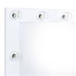 Picket House Furnishings Belle Floor Mirror in Glossy White