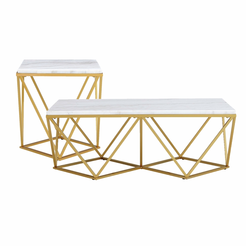 Picket House Furnishings Conner 2PC Occasional Table Set
