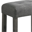 Picket House Furnishings Wood Multi-Purpose Bar Table Set in Charcoal