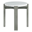 Picket House Furnishings Rysa Round End Table in Gray