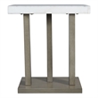 Picket House Furnishings Graham Square End Table in Gray
