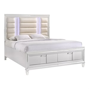 Picket House Furnishings Charlotte 2-Drawer King Storage Bed in White