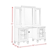 Picket House Furnishings Charlotte 3PC Vanity Set in White