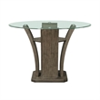 Picket House Furnishings Simms Round Counter Dining Table in Grey