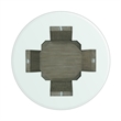 Picket House Furnishings Simms Round Counter Dining Table in Grey