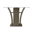 Picket House Furnishings Simms Round Counter Dining Table in Grey