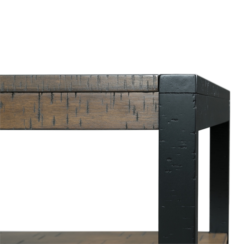 Picket House Furnishings Enrico Rectangular Coffee Table in Walnut