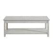 Picket House Furnishings Hester Counter Corner Bench - Upholstered Back in Grey
