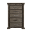 Picket House Furnishings Paterson Wood 6-Drawers Bedroom Chest in Gray