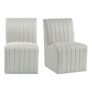 Picket House Furnishings Rizzo Dining Side Chair in Beige Linen (2 Per Carton)