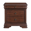 Picket House Furnishings Stark 3-Drawer Nightstand With USB in Cherry