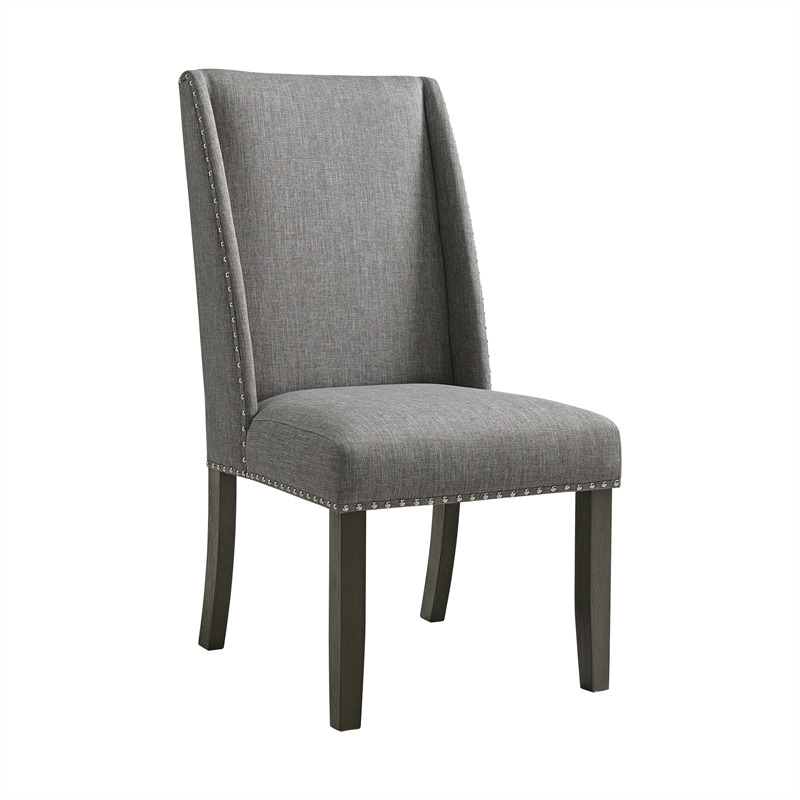 Picket House Furnishings Eve 5PC Dining Set in Charcoal-Table & Four Chairs