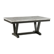 Picket House Furnishings Eve 7PC Dining Set in Charcoal-Table & Six Chairs