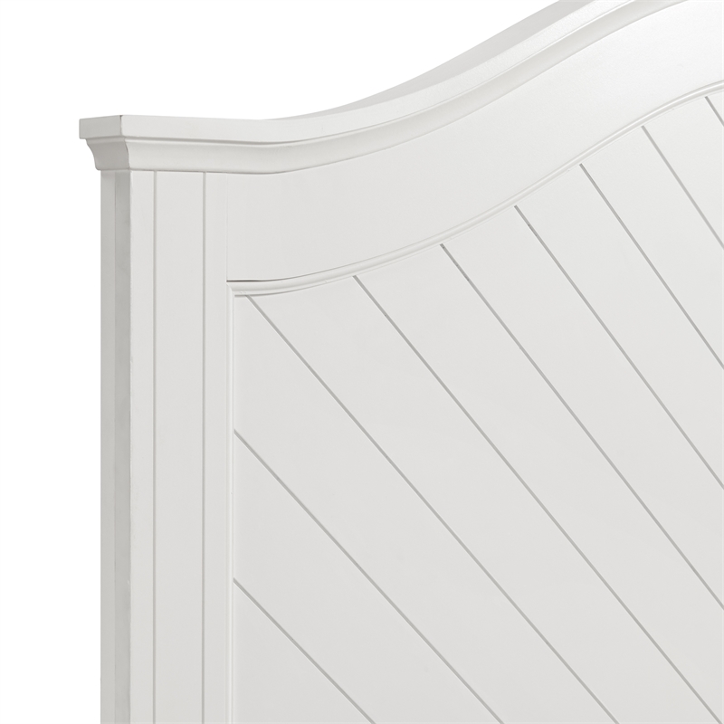 Picket House Furnishings Conaughey King Panel Bed in White