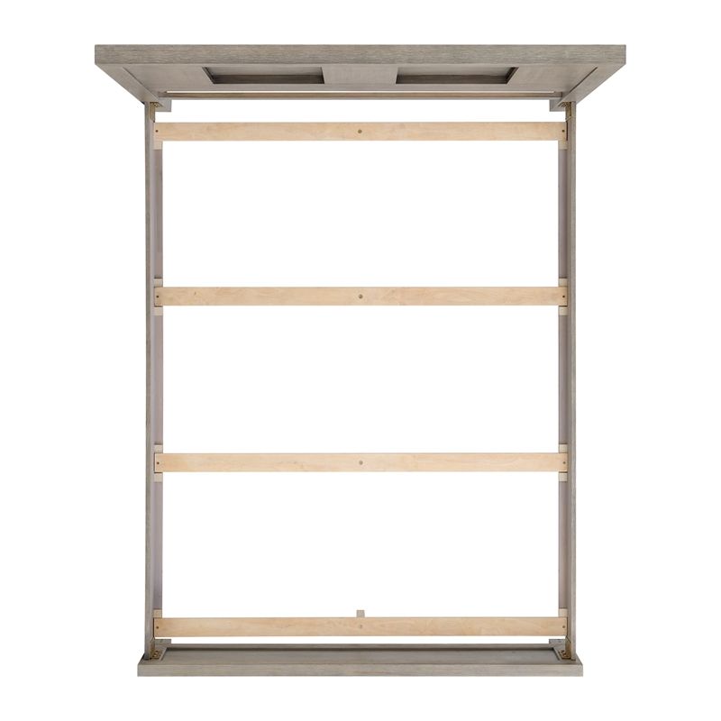 Picket House Furnishings Argo Queen Panel Bed with LED in Gray