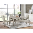 Picket House Furnishings Holmes Dining Bench in White