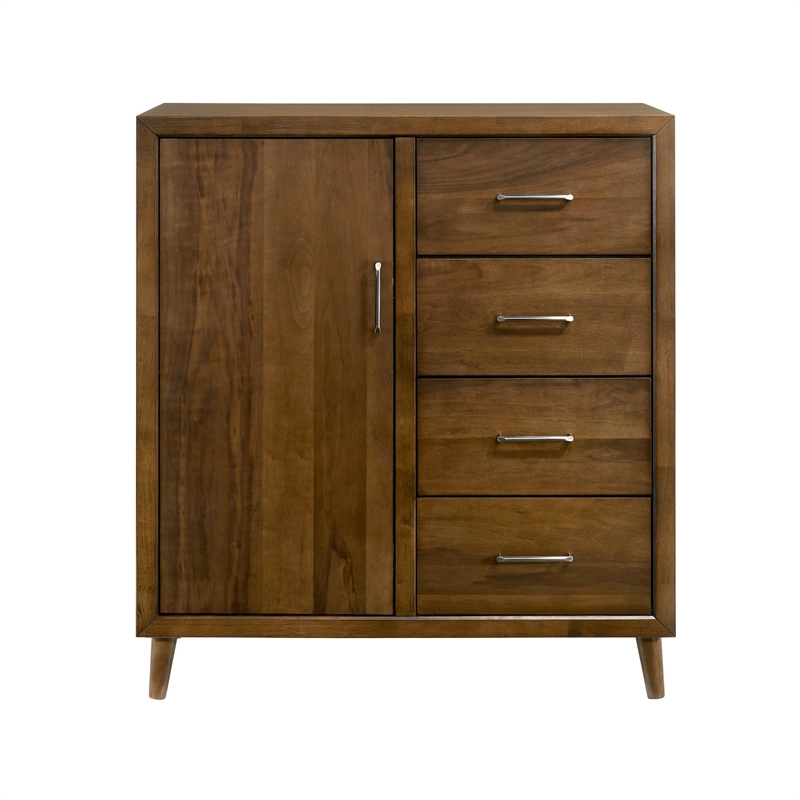 Picket House Furnishings Zuma 4-Drawer Chest in Walnut