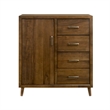 Picket House Furnishings Zuma 4-Drawer Chest in Walnut