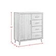 Picket House Furnishings Zuma 4-Drawer Chest in Walnut