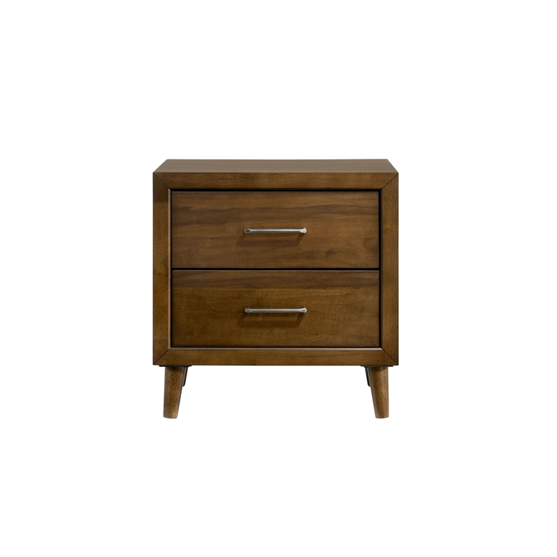Picket House Furnishings Zuma 2-Drawer Nightstand in Walnut