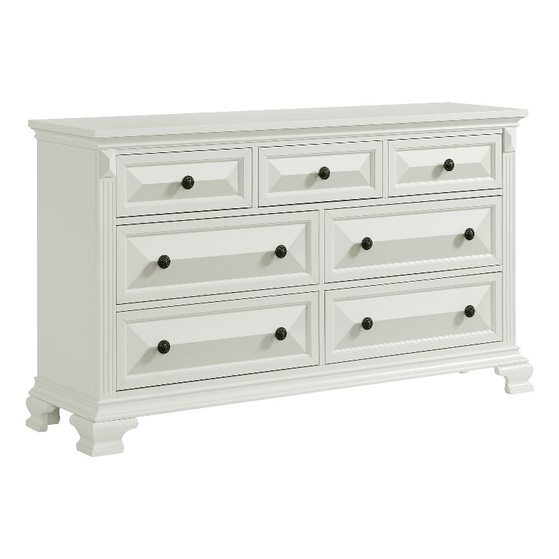 Picket House Furnishings Sumner 7-Drawer Dresser in Antique White