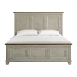 Picket House Furnishings Bloomfield King Panel Bed - Medium Brown & Washed Stone