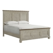 Picket House Furnishings Bloomfield King Panel Bed - Medium Brown & Washed Stone