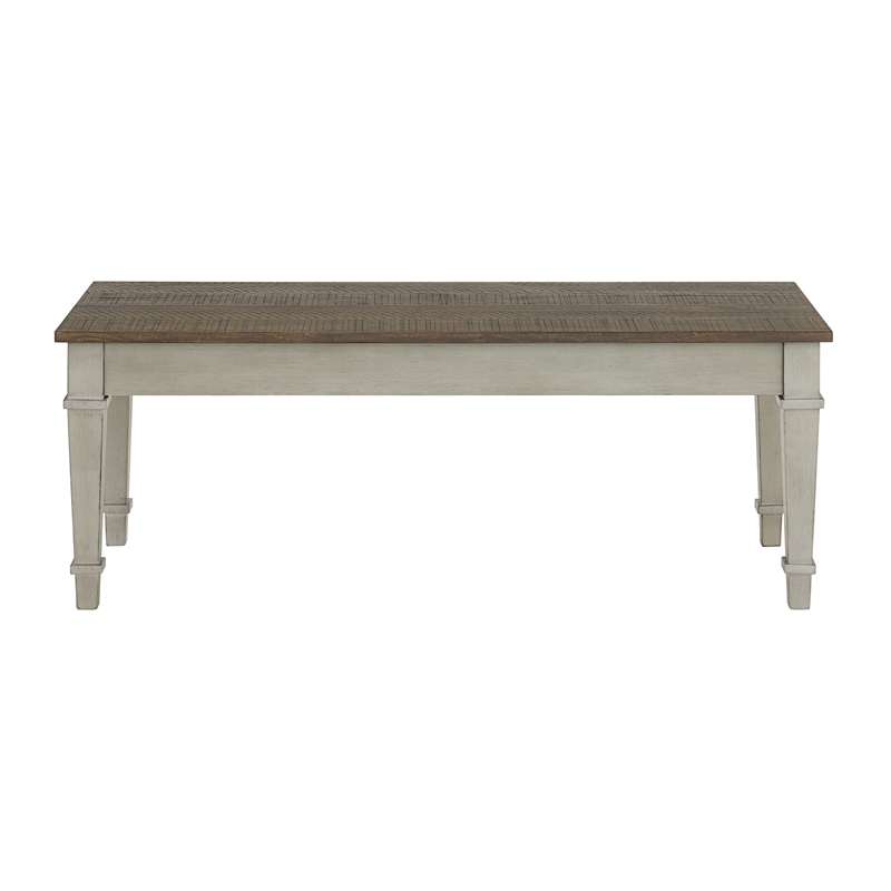 Picket House Furnishings Bloomfield Storage Dining Bench - Medium Brown