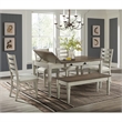 Picket House Furnishings Bloomfield Rectangular Dining Table - Medium Brown