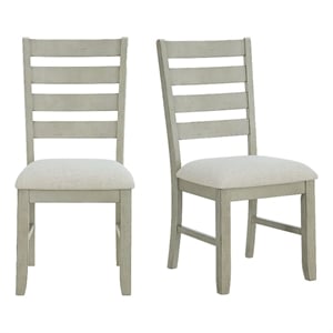 Picket House Furnishings Bloomfield Dining Side Chair with Light Beige Fabric
