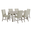Picket House Furnishings Holmes 7PC Standard Height Dining Set in White