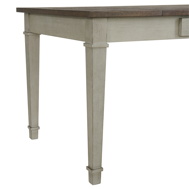 Picket House Furnishings Bloomfield 6PC Dining Set - Medium Brown & Washed Stone
