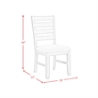 Picket House Furnishings Bloomfield 6PC Dining Set - Medium Brown & Washed Stone
