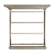 Picket House Furnishings Emiko King Panel 3PC Bedroom Set in Light Gray