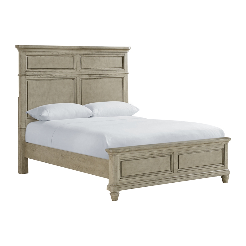 Picket House Furnishings Emiko Queen Panel 3PC Bedroom Set - Gray