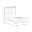 Picket House Furnishings Bloomfield Panel 5PC Bedroom Set - Medium Brown
