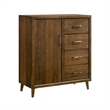 Picket House Furnishings Zuma King Panel 5PC Bedroom Set in Walnut
