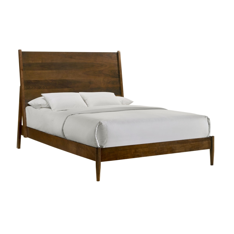 Picket House Furnishings Zuma Queen Panel 5PC Bedroom Set in Walnut