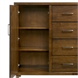 Picket House Furnishings Zuma Queen Panel 5PC Bedroom Set in Walnut