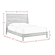 Picket House Furnishings Zuma Queen Panel 5PC Bedroom Set in Walnut