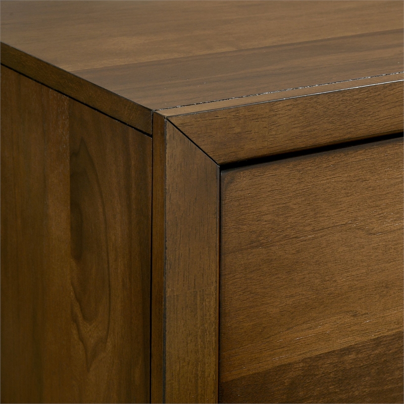 Picket House Furnishings Zuma Queen Panel 5PC Bedroom Set in Walnut