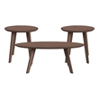 Picket House Furnishings Nicco Three Pack Occasional Set in Walnut