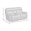 Picket House Furnishings Florin  2PC Living Room Set in Pebble Navy