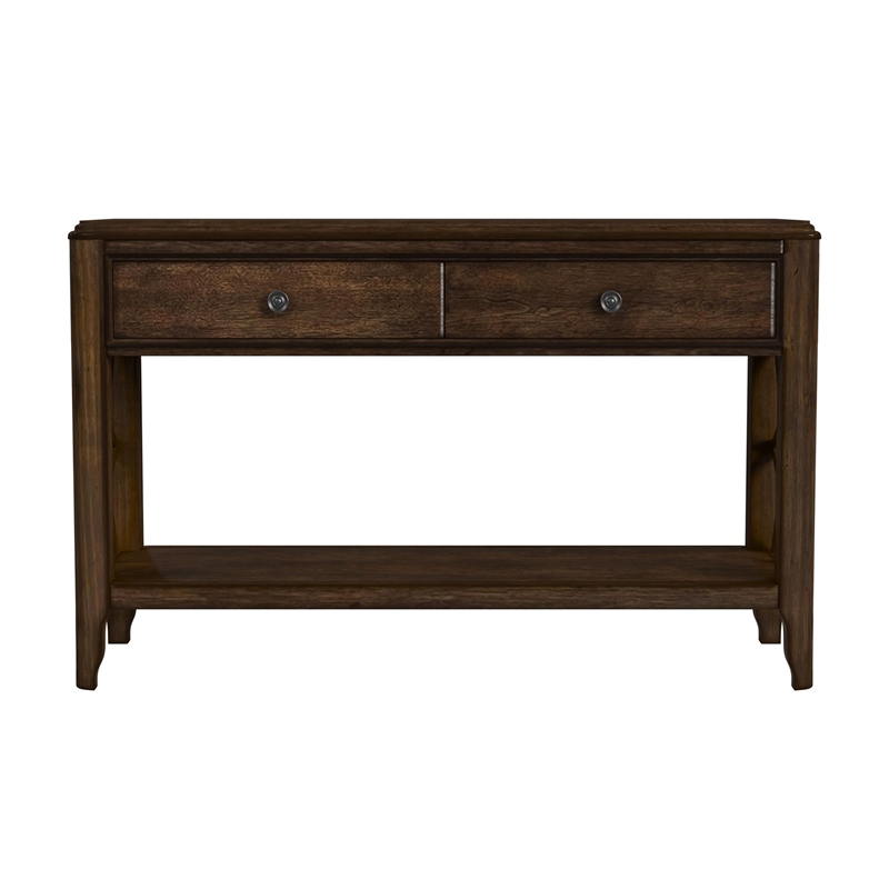 Picket House Furnishings Stark Sofa Table in Cherry
