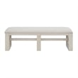 Picket House Furnishings Rhiannon Dining Bench in Antique White