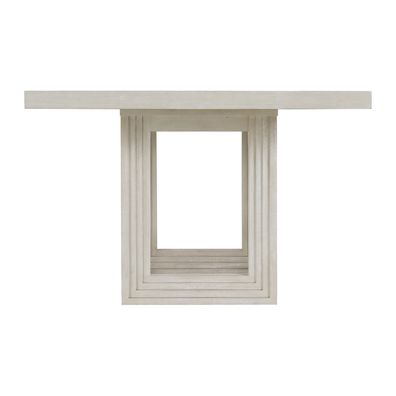 Picket House Furnishings Rhiannon Square Counter Table in Antique White