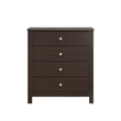 Picket House Furnishings Santino 4-Drawer Chest in Espresso
