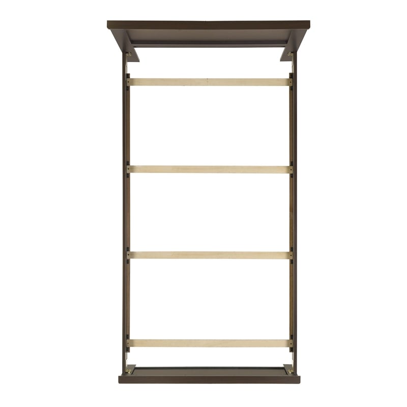 Picket House Furnishings Santino Twin Panel Bed in Espresso